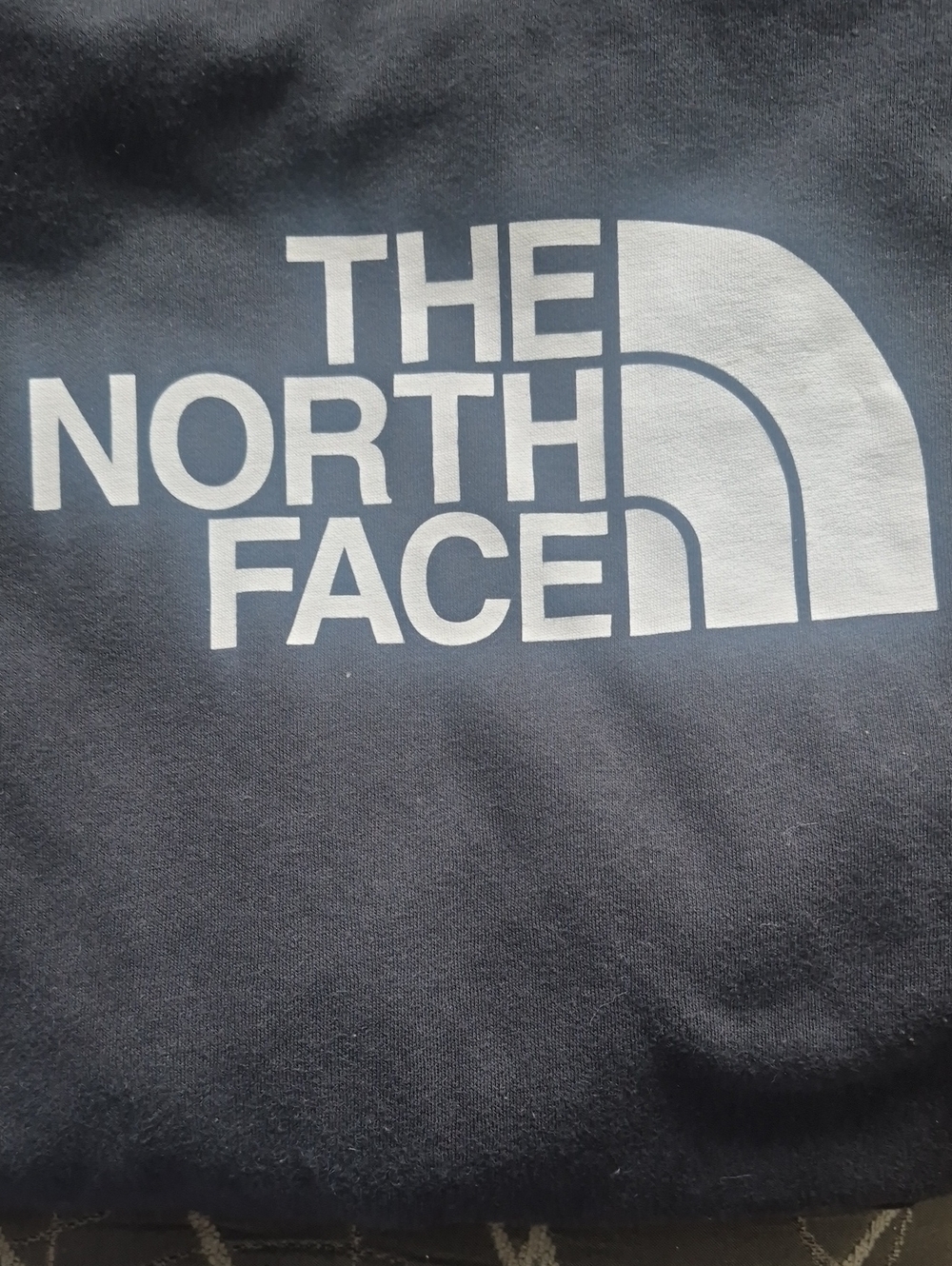 The North Face Men’s Black Pullover Hoodie with White Logo